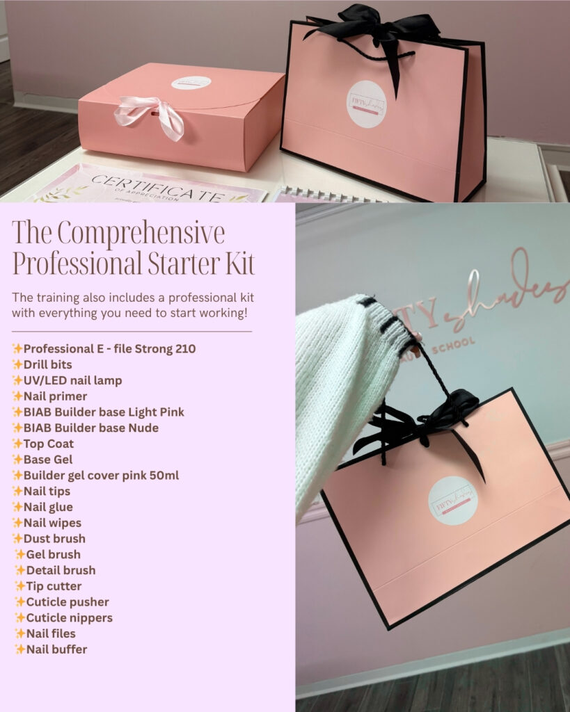 Complete Beginner Nail Technician Evening Course – Gel, BIAB & E-File (Deposit)